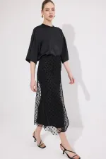 JUPE EN TULLE À POIS