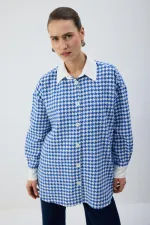 KAZAYAĞI DESENLİ TÜVİT GÖMLEK