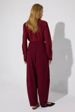 ÇELİK ÖRME PİLELİ PANTOLON