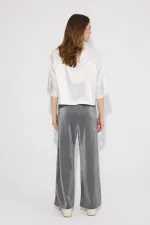 PANTALON À PAILLETTES AVEC TAILLE ÉLASTIQUE