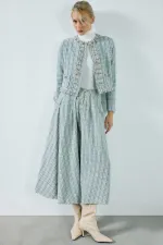 ENSEMBLE VESTE, JUPE ET TWEED