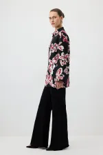 WIDE-CUFFS PATTERNED SHIRT WIDE-CUFFS PATTERNED SHIRT