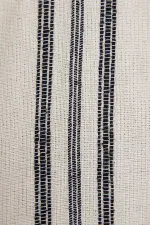 NATUREL DOKULU ÇİZGİLİ ELBİSE