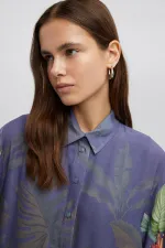 DESENLİ GÖMLEK ELBİSE