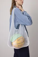 SAC EN ORGANZA À BANDOULIÈRE ÉPAISSE