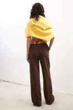 BELİ LASTİKLİ ÖRME PANTOLON