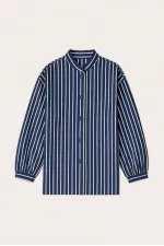 ÇİZGİLİ GABARDİN CEKET