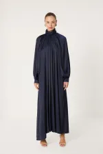 TAŞLI ŞİFON ELBİSE