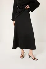 Ensemble 2 pièces en satin à col drapé