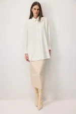 OVERSİZE KREP GÖMLEK