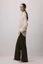 SHIRT COLLAR MELANGE TUNIC