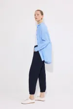 PANTALONS EN MAILLE ÉLASTIQUE