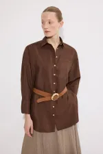 GOLD BUTTONED CUPRA SHIRT GOLD BUTTONED CUPRA SHIRT