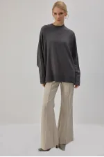 OVERSIZE BASIC KNITTED SWEATER