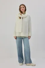 PULL À COL ÉCHARPE