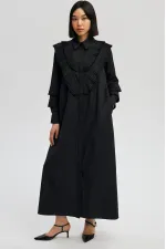 PLEATED SHIRT DRESS PLEATED SHIRT DRESS