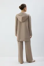ZIPPED HOODED JACKET