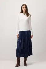 CHEMISE TRICOTÉE À BROCHE