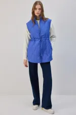 QUILTED VEST WITH ZIPPER