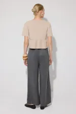 PANTALON À POCHES PLISSÉES