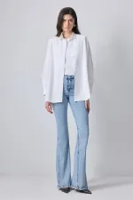 ULTRA LİKRALI İSPANYOL PAÇA DENİM PANTOLON