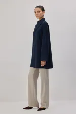 UZUN YAKA KREP TUNİK