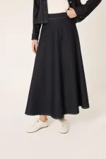 ENSEMBLE VESTE ET JUPE EN JEAN À PÉPLUME