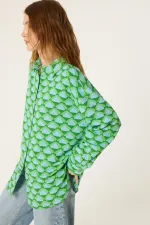 PATTERNED LINEN SHIRT PATTERNED LINEN SHIRT