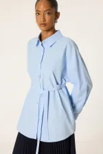 RELAX SHIRT WITH WAIST TIE