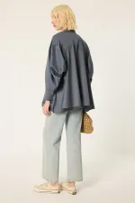 CHEMISE EN COTON SURDIMENSIONNÉE