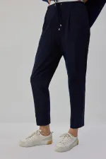 BELİ LASTİKLİ İPLİ PANTOLON