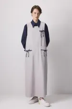 FİYONK DETAYLI KETEN JİLE