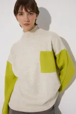 KNITTED TUNIC WITH POCKET DETAIL