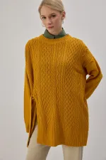 SIDE-TIE KNITTED TUNIC