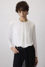 BÜZGÜLÜ ŞİFON ÇITÇITLI BODY