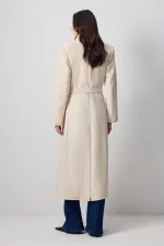 KEMERLİ OVERSIZE TRENÇKOT