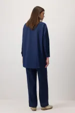 CHEMISE EN CRÊPE SURDIMENSIONNÉE