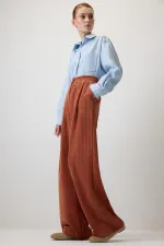 FİTİLLİ KADİFE BOL PAÇA PANTOLON