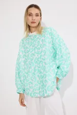 VESTE BOMBER À MOTIFS