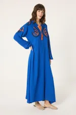 ROBE EN VISCOSE BRODÉE