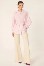 CHEMISE EN POPLINE À MOTIFS FLORAUX