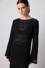 COTTON KNITTED DRESS COTTON KNITTED DRESS