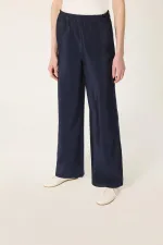BELİ LASTİKLİ KUPRA PANTOLON