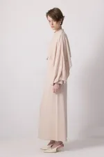 TAŞ İŞLEMELİ PELERİN ELBİSE