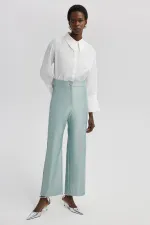 SATEN PALAZZO PANTOLON