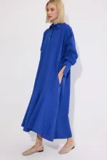 OVERSIZE POPLIN DRESS