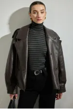 ÇİZGİLİ BOĞAZLI TRİKO KAZAK