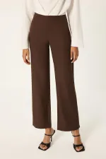 STRAIGHT FIT CREPE PANTS STRAIGHT FIT CREPE PANTS
