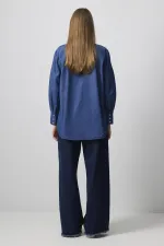 CHEMISE EFFET DENIM
