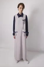 FİYONK DETAYLI KETEN JİLE